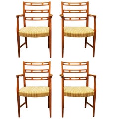 Vintage David Rosèn Cherry Armchairs Futura for Nordiska Konpaniet