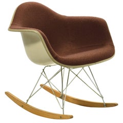 Retro Eames "Baby Rocker" Rar by Herman Miller with Alexander Girard Upholstery