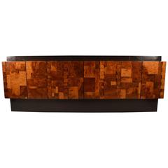 Brutalist Evans Patchwork Credenza Server 4