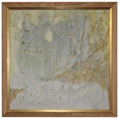 Great Abstract on Canvas, signed illegibly (Tanaka?) 3