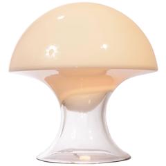 Gino Vistosi Mushroom-Shaped Murano Glass Table Lamp