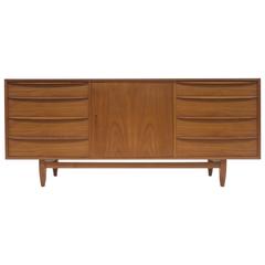 Danish Modern Teak Low Chest of Drawers by Arne Wahl Iversen 6