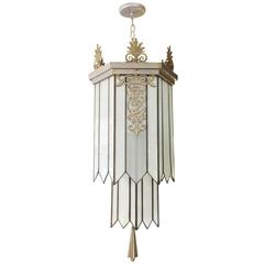 Art Deco Stepped Theater Chandelier