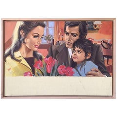 Troels Marstrand ou Mars, huile sur toile, signée, danois, vers 1970