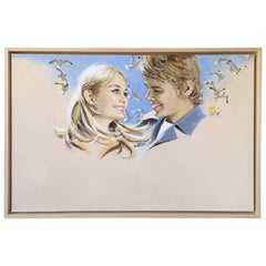 Troels Marstrand o Mars, Olio su tela, firmato, danese, circa 1970