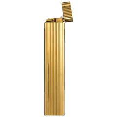 Genuine Cartier Cased Large Gold-Plated Lighter