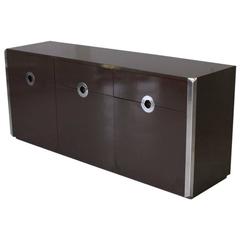 Three-Door Sideboard by Mario Sabot, in the style of Willy Rizzo, 1972