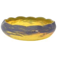 Cup in Colored Blown Glass from Muller Freres, 1930