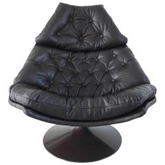 Geoffery D Harcourt Swivel Lounge Chair F88 for Artifort, Holland, 1974 1