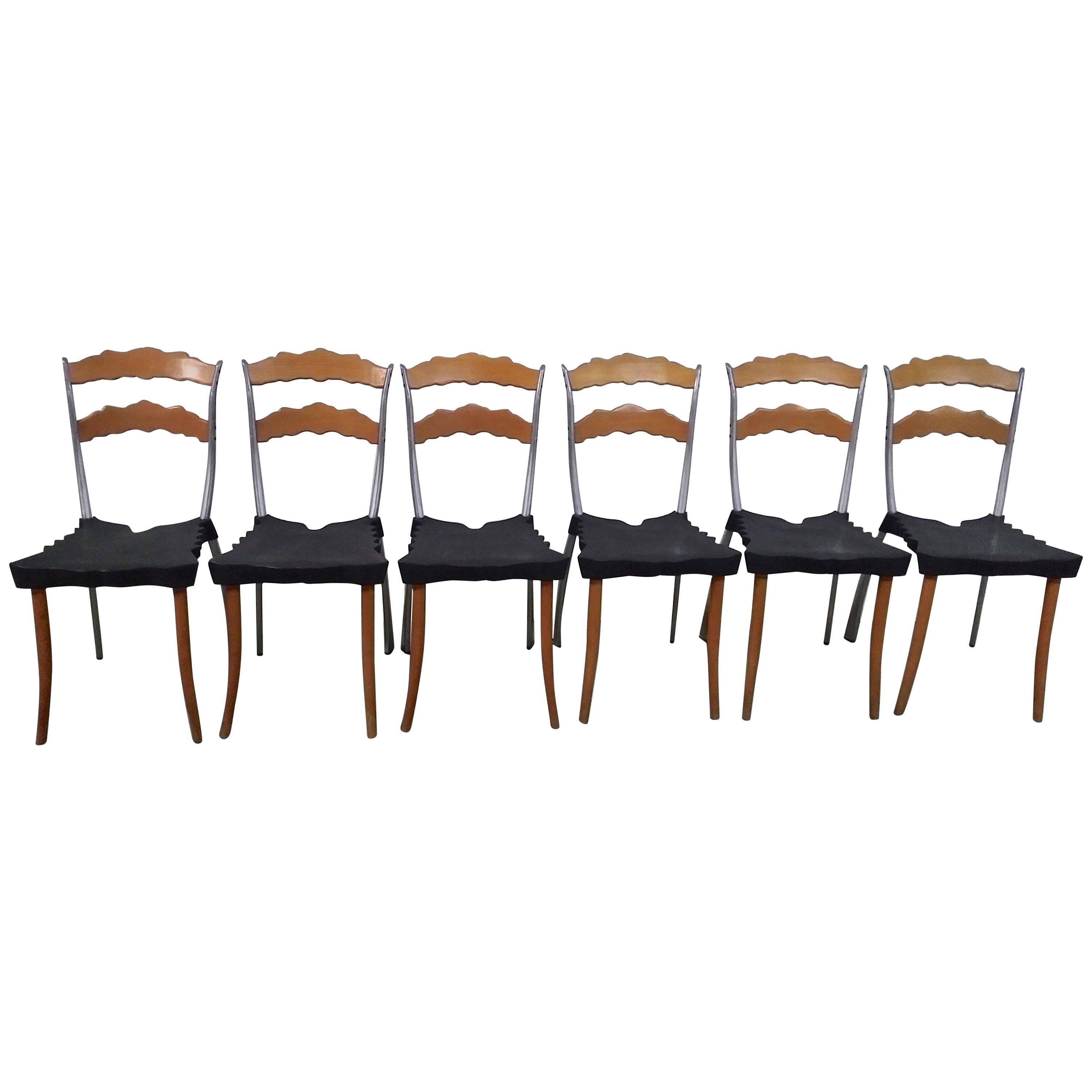 Set of Six Borek Sipek "Sedlak" Chairs