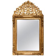 Well Proportioned Louis XV Giltwood Mirror