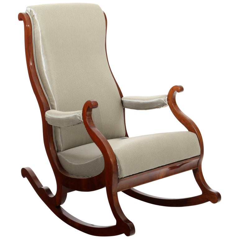 Biedermeier Rocking Chair, Prob. North German at 1stDibs rocking german, german rocking chair