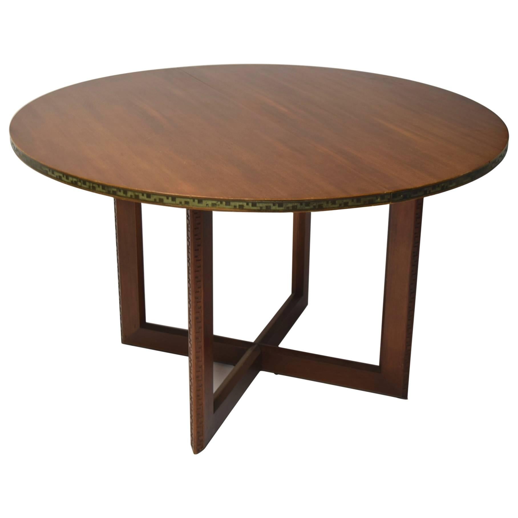 Extending Dining Table by Frank Lloyd Wright for Heritage-Henredon, USA, 1973