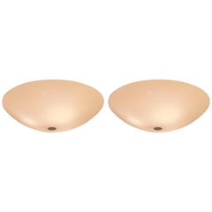 Lisa Johansson-Pape One of Two Finland Flush Mounts for Orno, Finland, 1950s