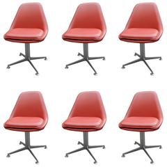 Set of Six Pivoting Seats in the Style of Charles Eames 10