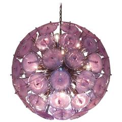 Large Vistosi Glass Sputnik Chandelier 3