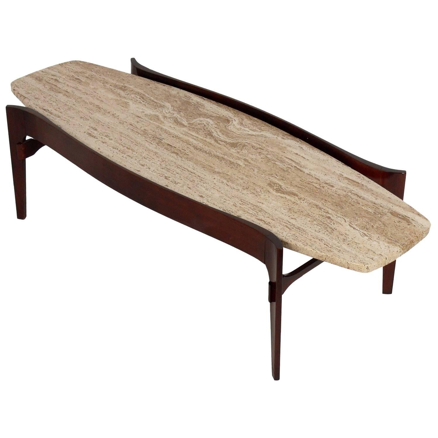 Sculptural Italian Modern Coffee Table