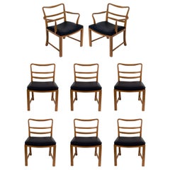 Set of Eight Dining Chairs by Edward Wormley for Dunbar