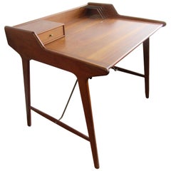 Svend a. Madsen Flip Desk in Teak by Knudsen and Son