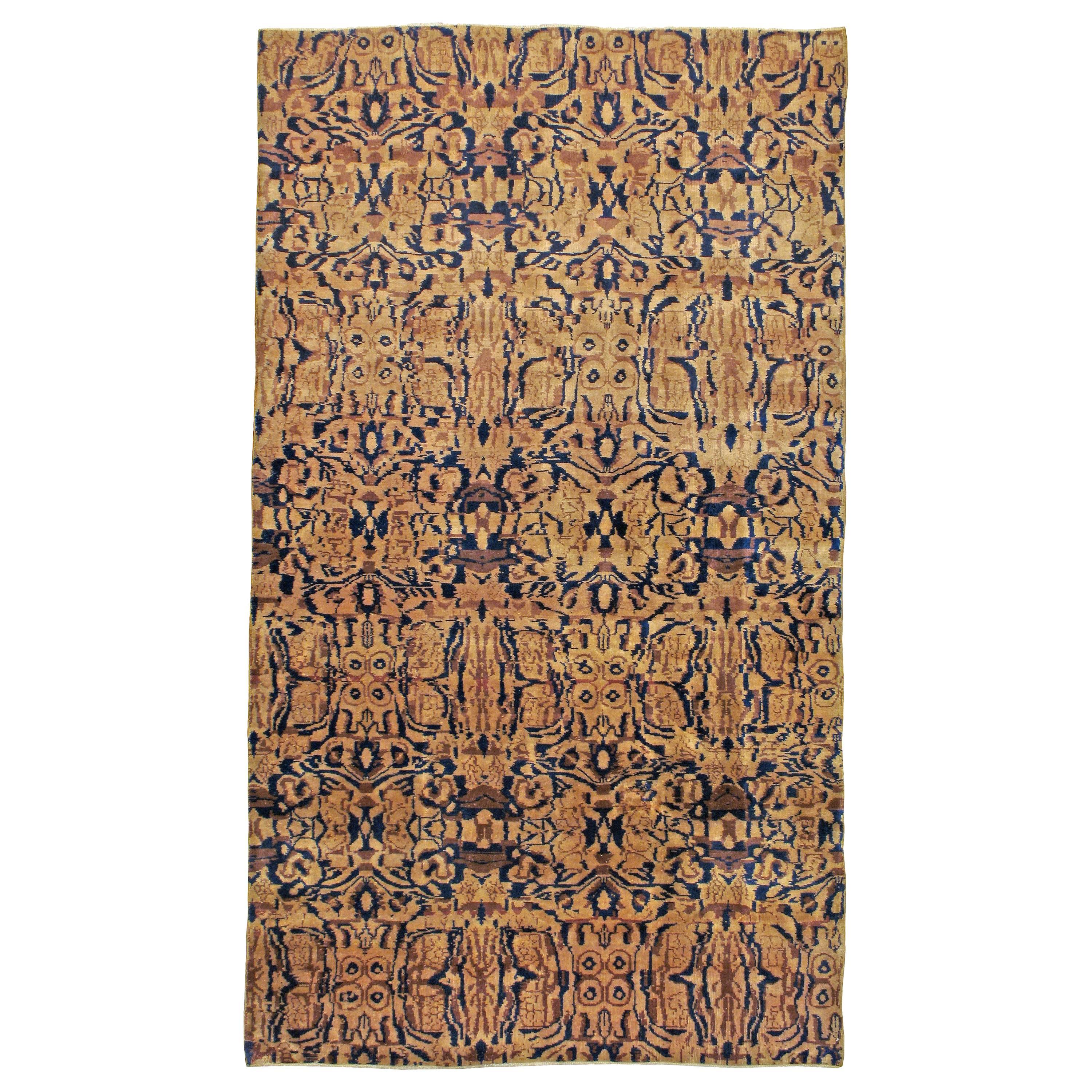 Indischer Lahore-Teppich, Vintage im Angebot