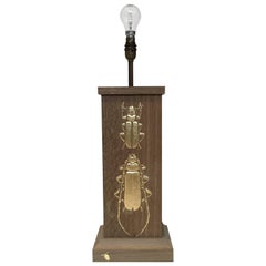 Gilded Beetle Lamp
