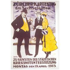 Swiss "Spring Festival" Poster by Carl Moos, circa 1915 1