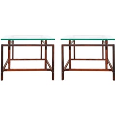 Pair of Rosewood Side Tables by Henning Norgaard for Komfort