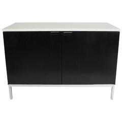 Florence Knoll Credenza Marble Top Ebony Stain