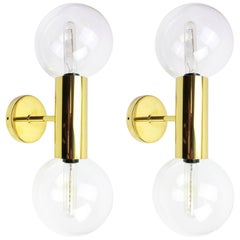 Mid-Century Pair of Wall Sconces Design Motoko Ishii by Staff, Germany, 1970s