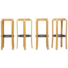 Set of Four Danish Bar Stools