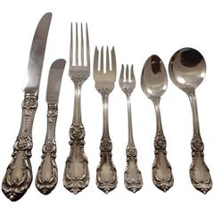 Burgundy by Reed and Barton Sterling Silver Flatware Set 12 Dinner Service 84 Pc 6