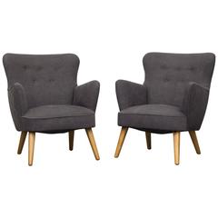 Pair of Theo Ruth Armchairs for Artifort