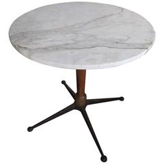Retro Marble Bistro Table
