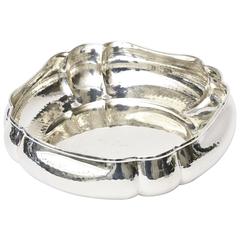 Italian Hand-Hammered Silver Plate Bowl or Serving Bowl 3