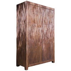 Antique Pleats Armoire by Robert Kuo, Limited Edition, Customizable