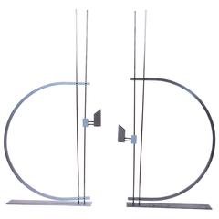 Pair of David Zelman Candle Holders, circa 1988 12