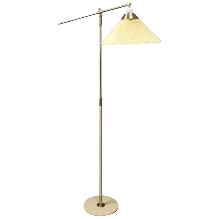 Le Klint Floor Lamp Model 349 by Aage Petersen, 1980s at 1stDibs