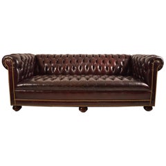 Vintage Classic Leather Chesterfield Sofa xxx