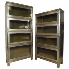 Industrial Finish Barrister Bookcase