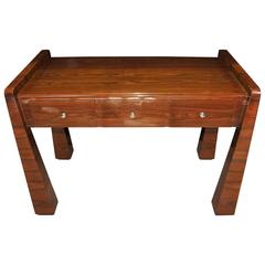 Rosewood Art Deco Style Desk, 1920s Office Furniture
