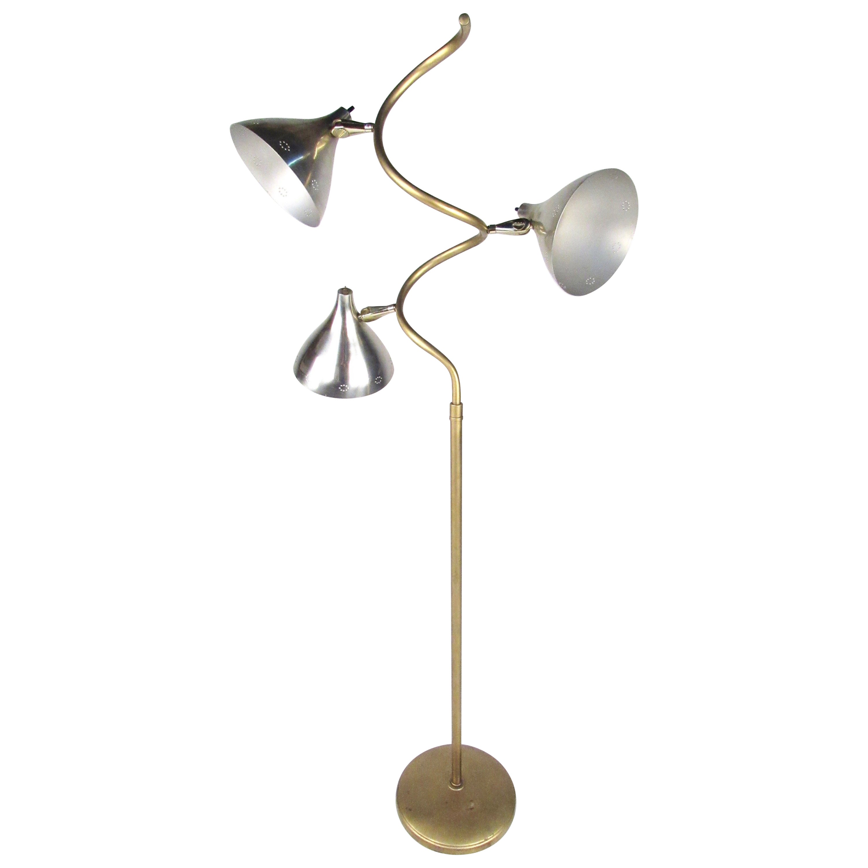 Massive Sculptural Organic Modern Wood Floor Lamp For Sale at 1stDibs