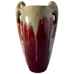 Beautiful Scandinavian Lava Glaze Pottery Vase by Michael Andersen & Sons