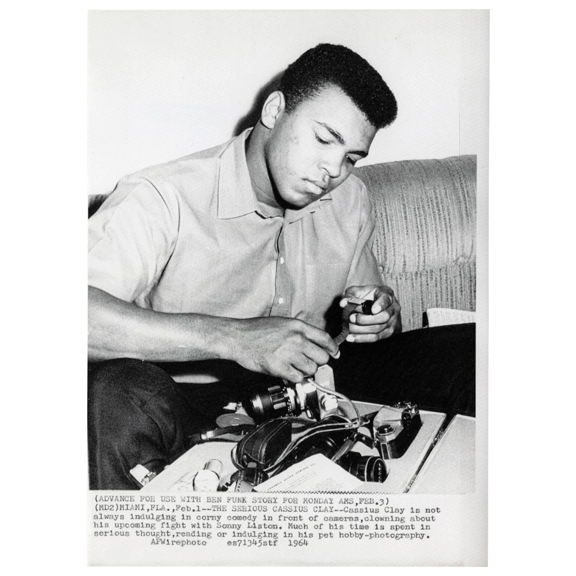 Vintage Muhammad Ali Press Photo