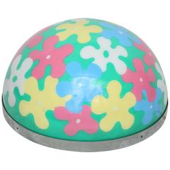 1960s Italian Flush Mount Ceiling Light 12