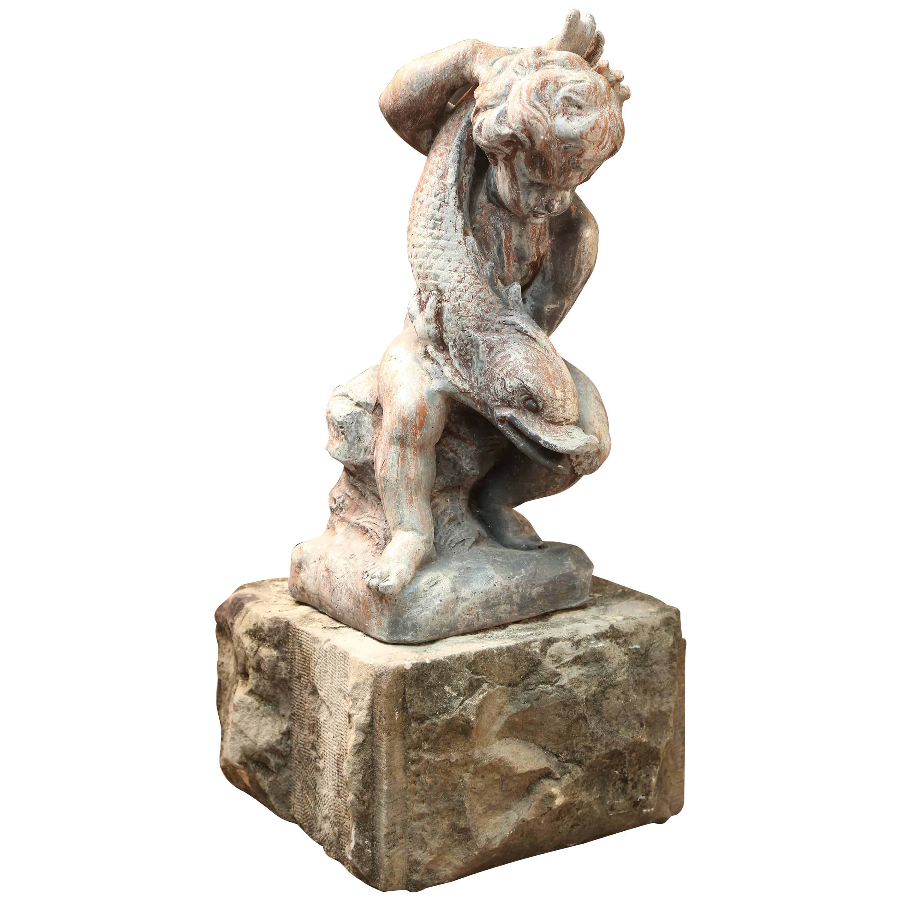 19th Century Lead Fountain