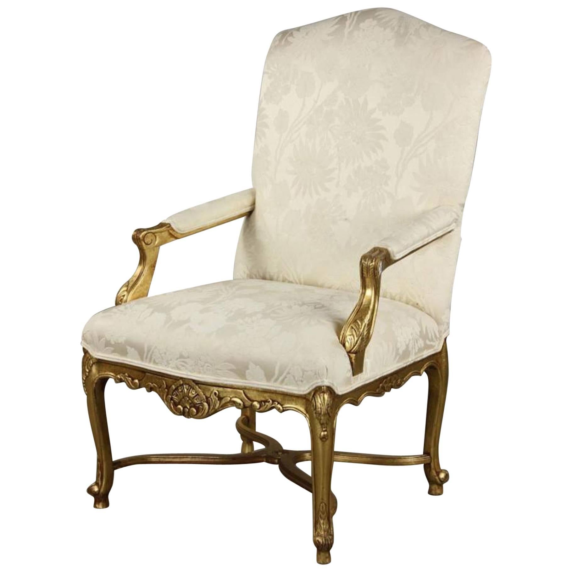 French Louis XVI Armchair, 19th Century For Sale