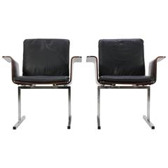 Pair of Rare Palisander Shell Chairs by Erik Møller, Ib & Jørgen Rasmussen