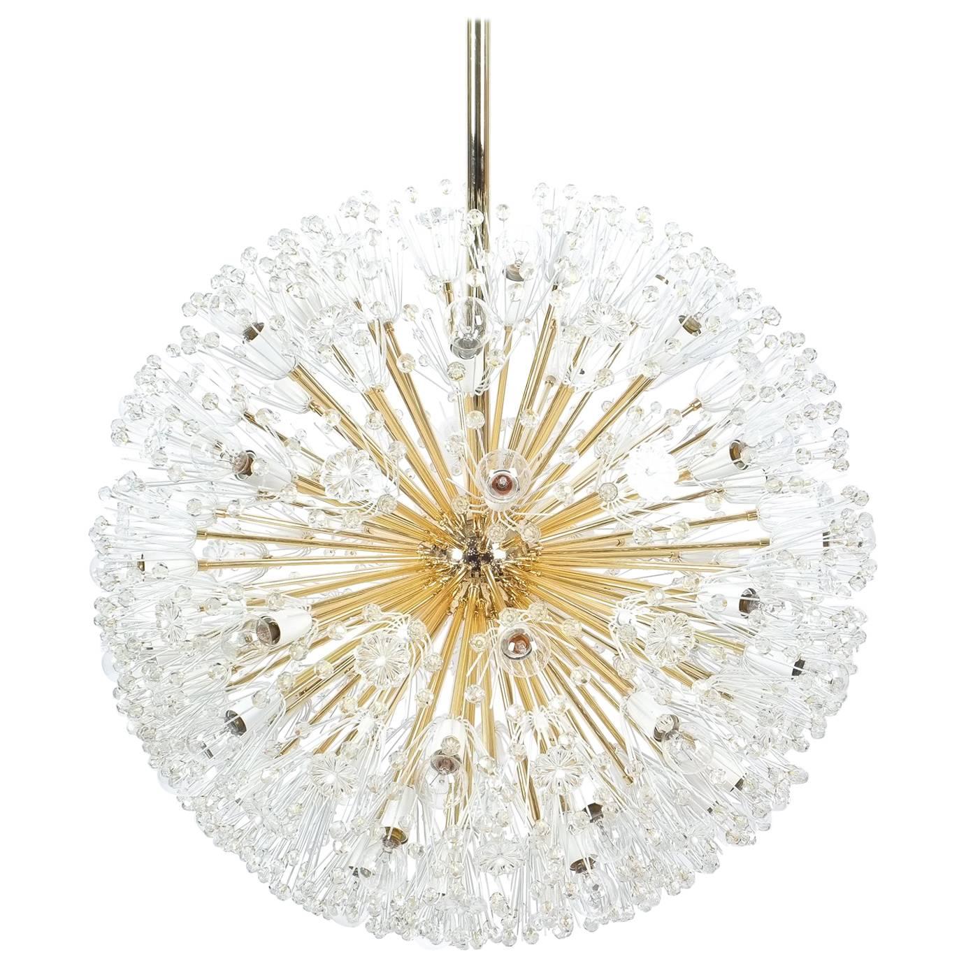 Refurbished Giant Emil Stejnar Starburst Sputnik Chandelier﻿