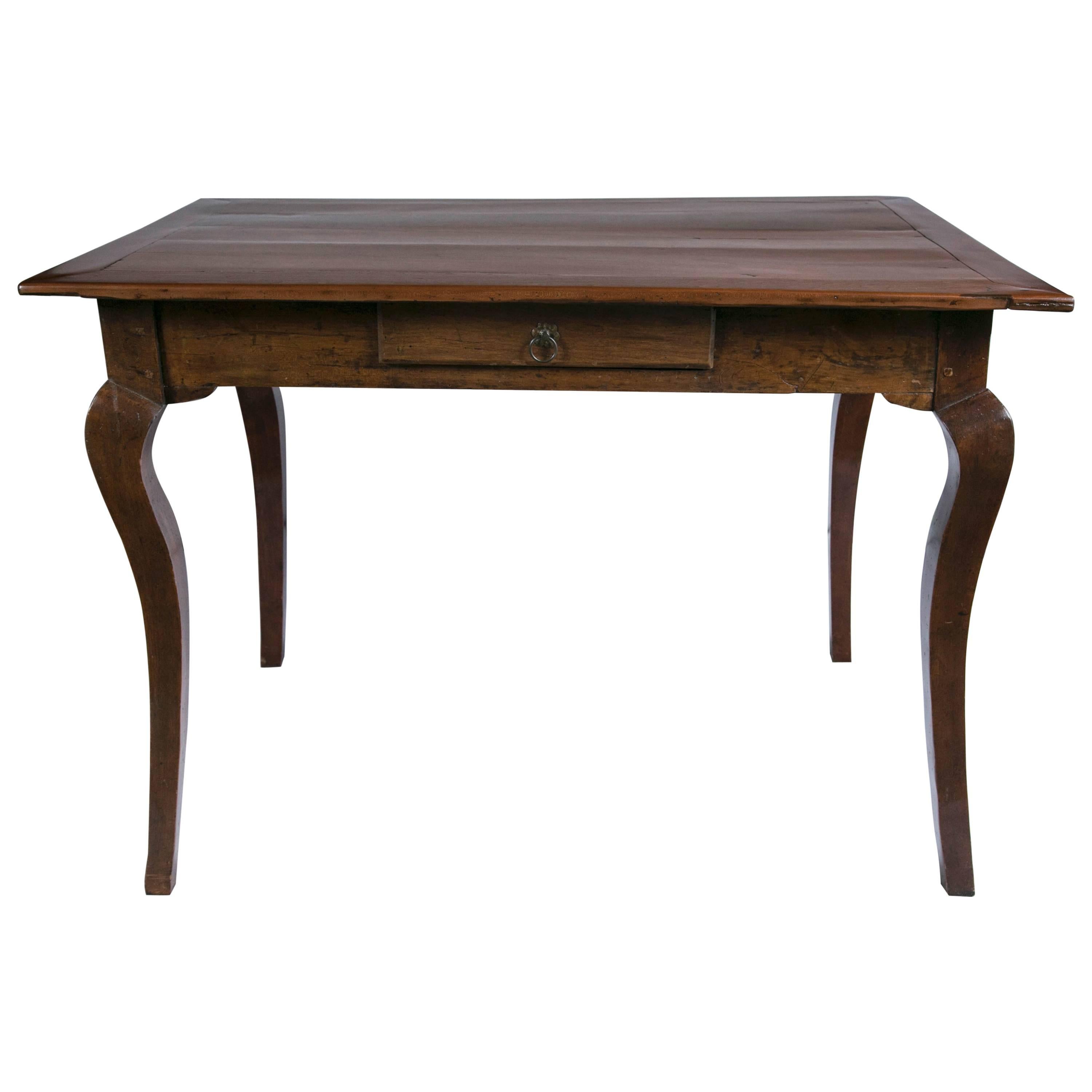 Walnut Writing Table, 19th Century, France