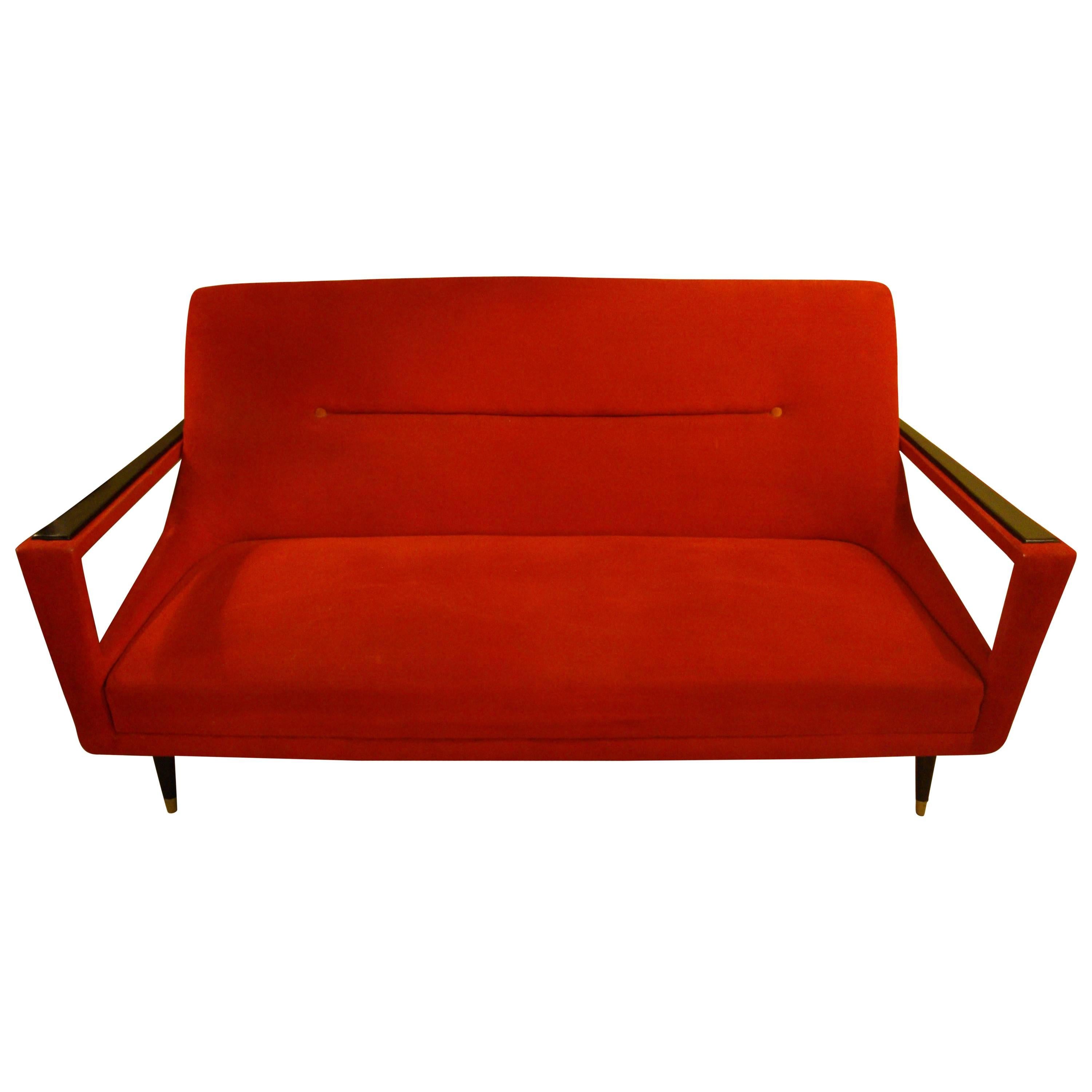 Italian Gio Ponti Style Settee